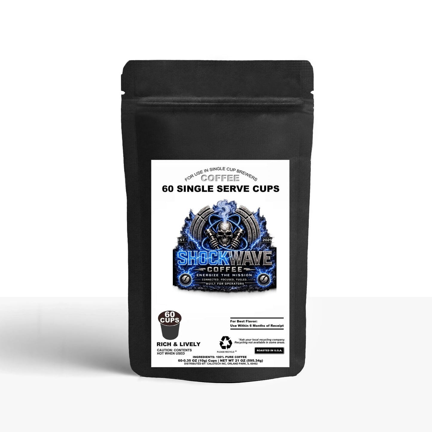 60 Pack Single Serve Coffee Capsules